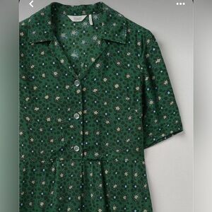 Toast Dotty Print crepe dress